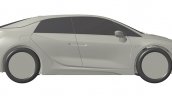 BMW i5 patent rendering right side