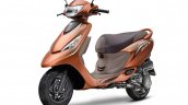 TVS Scooty Zest 110 Himalayan Highs Edition front three quarters