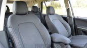 Tata Hexa XT MT front seats Review