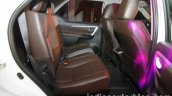2016 Toyota Fortuner rear seat launch
