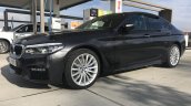 2017 BMW 5 Series 530d M Sport package front three quarters