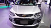 2017 Chevrolet Sonic Sedan front at 2016 Bogota Auto Show