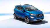 2017 Ford EcoSport (facelift) front three quarters studio image