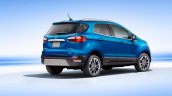 2017 Ford EcoSport (facelift) rear three quarters studio image
