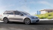 2017 VW Golf Estate (facelift) front three quarters leaked image
