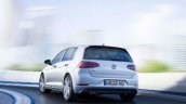 2017 VW Golf GTE (facelift) rear three quarters leaked image
