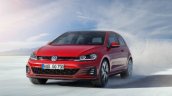 2017 VW Golf GTI front three quarters (facelift) leaked image