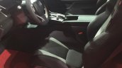 Honda Civic Si Prototype interior at 2016 LA Auto Show