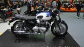 New Triumph T100 side at Thai Motor Expo