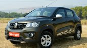 Renault Kwid 1.0L Easy-R AMT front three quarter Review