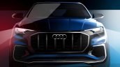 Audi Q8 concept front teaser image