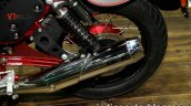 Moto Guzzi V7 II Racer exhaust at Thai Motor Expo.