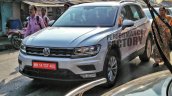 New VW Tiguan front three quarter spied testing in India