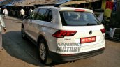 New VW Tiguan rear quarter spied testing in India