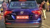 New VW Tiguan rear spied testing in India
