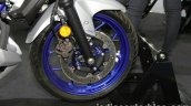 Yamaha MT-03 front wheel at Thai Motor Expo