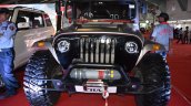 Mahindra Thar Daybreak Edition with solid roof front at Surat International Auto Expo 2017