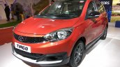 Tata Tiago with body kit front three quarters left side at Autocar Performance Show 2017