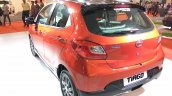 Tata Tiago with body kit rear three quarters left side at Autocar Performance Show 2017