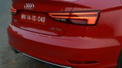 2017 Audi A3 sedan (facelift) rear end First Drive Review