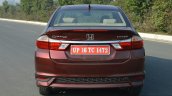 2017 Honda City ZX (facelift) rear First Drive Review