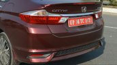 2017 Honda City ZX (facelift) rear end First Drive Review