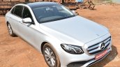 2017 Mercedes E Class (LWB) front up First Drive Review