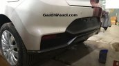 Maruti Baleno RS dual tone rear bumper spied