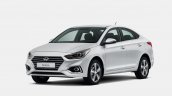 Next-gen 2017 Hyundai Solaris (2017 Hyundai Verna) front three quarter revealed
