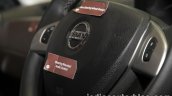 2017 Nissan Terrano (facelift) steering wheel pad launched