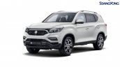 2017 Ssangyong Rexton (Mahindra XUV700) front three quarter unveiled