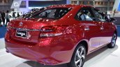 2017 Toyota Yaris sedan (Vios) rear three quarter showcased at BIMS 2017