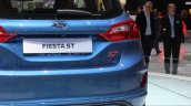 2018 Ford Fiesta ST badge at the 2017 Geneva Motor Show Live