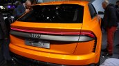 Audi Q8 Sport Concept taillamp at the 2017 Geneva Motor Show Live