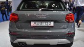 India-bound Audi Q2 rear at the BIMS 2017