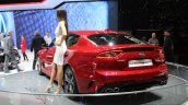 Kia Stinger rear quarter at the 2017 Geneva Motor Show