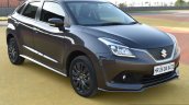 Maruti Baleno RS front three quarter grey First Drive Review