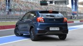 Maruti Baleno RS rear quarter blue First Drive Review