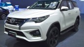 Toyota Fortuner TRD Sportivo front three quarter at the BIMS 2017