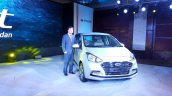 2017 Hyundai Xcent India launch front