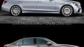2017 Mercedes S-Class vs. 2013 Mercedes S-Class profile