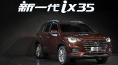 All-new Hyundai ix35 front three quarters right side at Auto Shanghai 2017