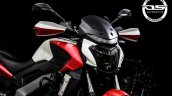 Bajaj Dominar 400 custom wrap by Dhana Stickers front and fuel tank