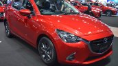 Mazda2 sedan front three quarters at 2017 Bangkok International Motor Show