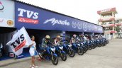 TVS Apache RTR 200 track experience at MMRT before flagoff