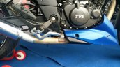 TVS Apache RTR 200 track experience at MMRT rear brake