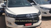 Toyota Innova Crysta Touring Sport front spied at dealership