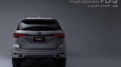 2016 Toyota Fortuner Fiar Design Body kit rear Studio shots