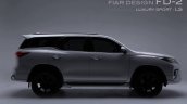 2016 Toyota Fortuner Fiar Design Body kit side Studio shots