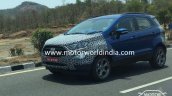 2017 Ford EcoSport (facelift) front spied in India for the first time